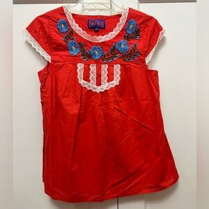 Tracy Feith for Target embroidered blouse top